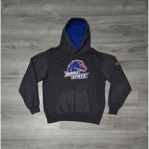Vintage Boise State Pullover Hoodie Sweatshirt Men's Size Small Embroidered Y2K